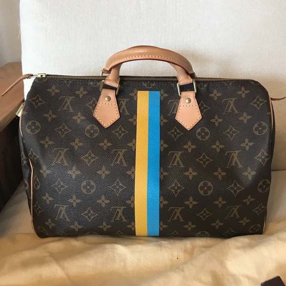 Louis Vuitton Handbags - Authentic Louis Vuitton Mon Monogram Speedy 35 Bag